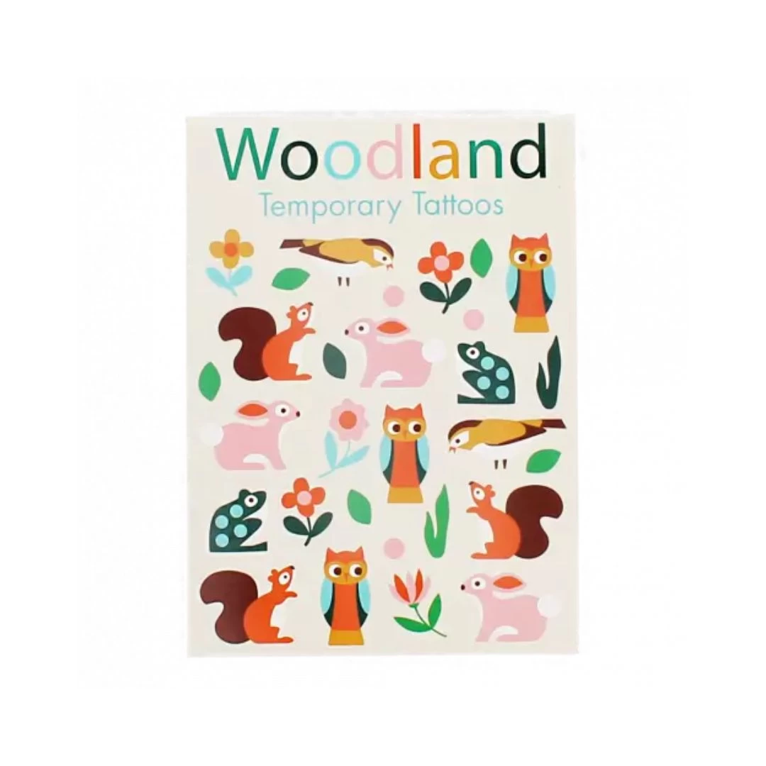Woodland Temporary Tattoos (2 Sheets)