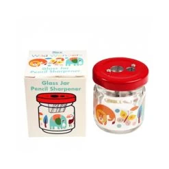 Wild Wonders Glass Jar Pencil Sharpener