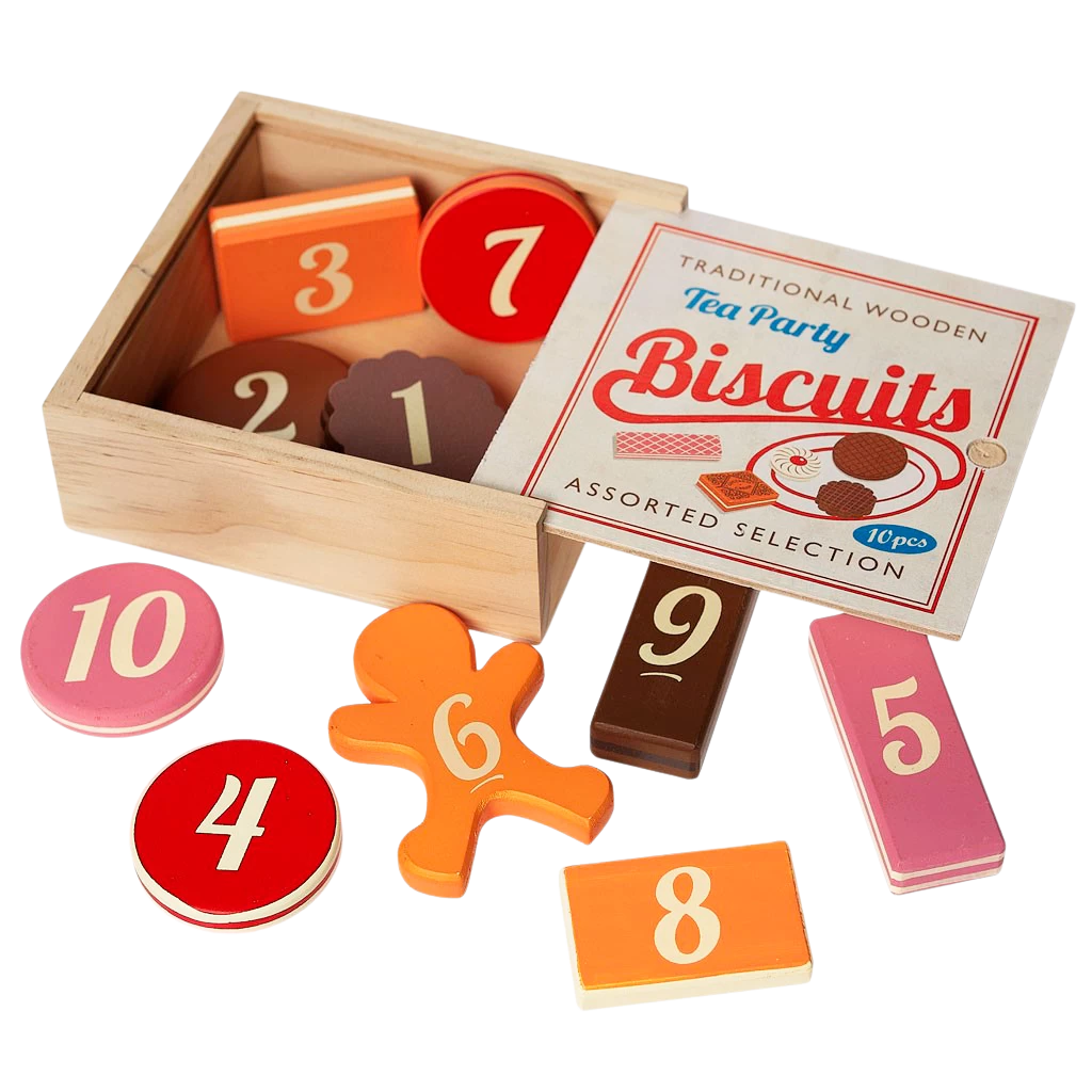 Traditional Wooden Tea Party Biscuits - Image 7