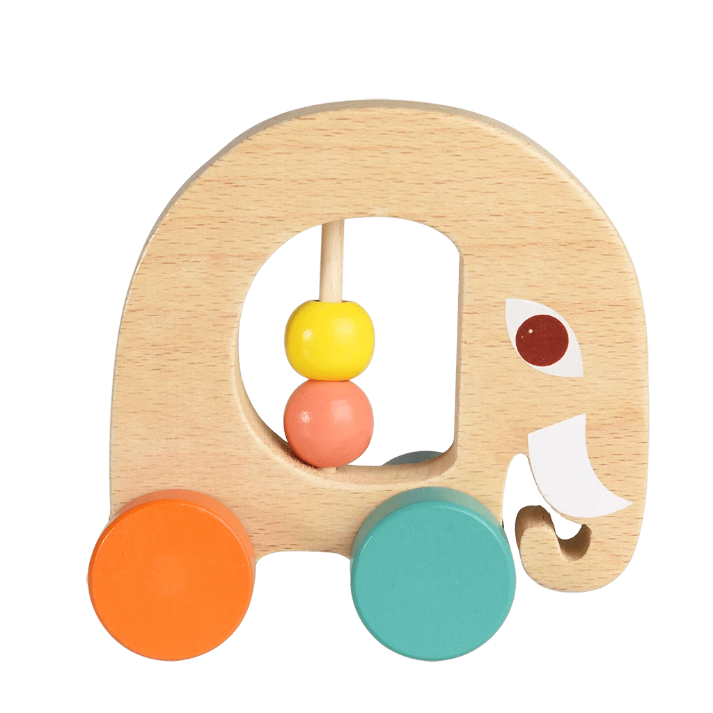 Wild Wonders Push Along Elephant - Image 3