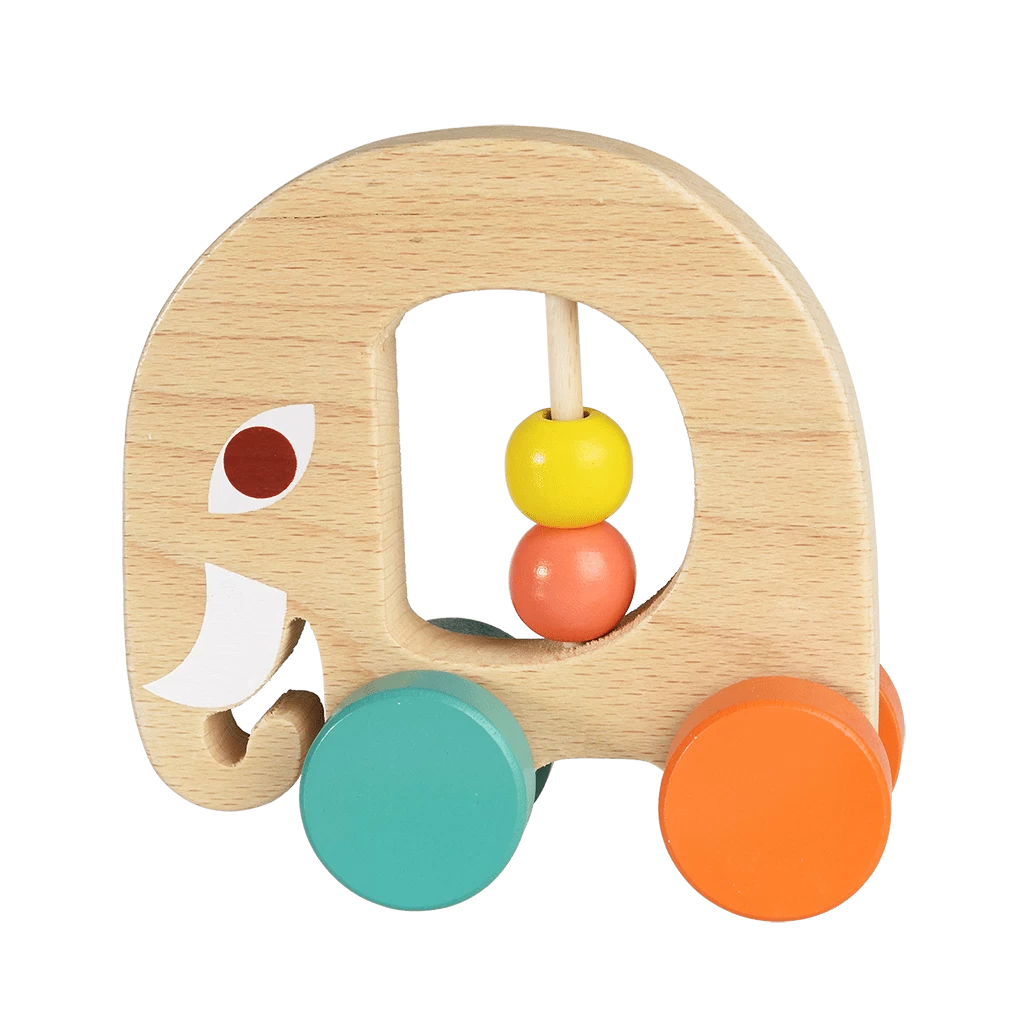 Wild Wonders Push Along Elephant - Image 4