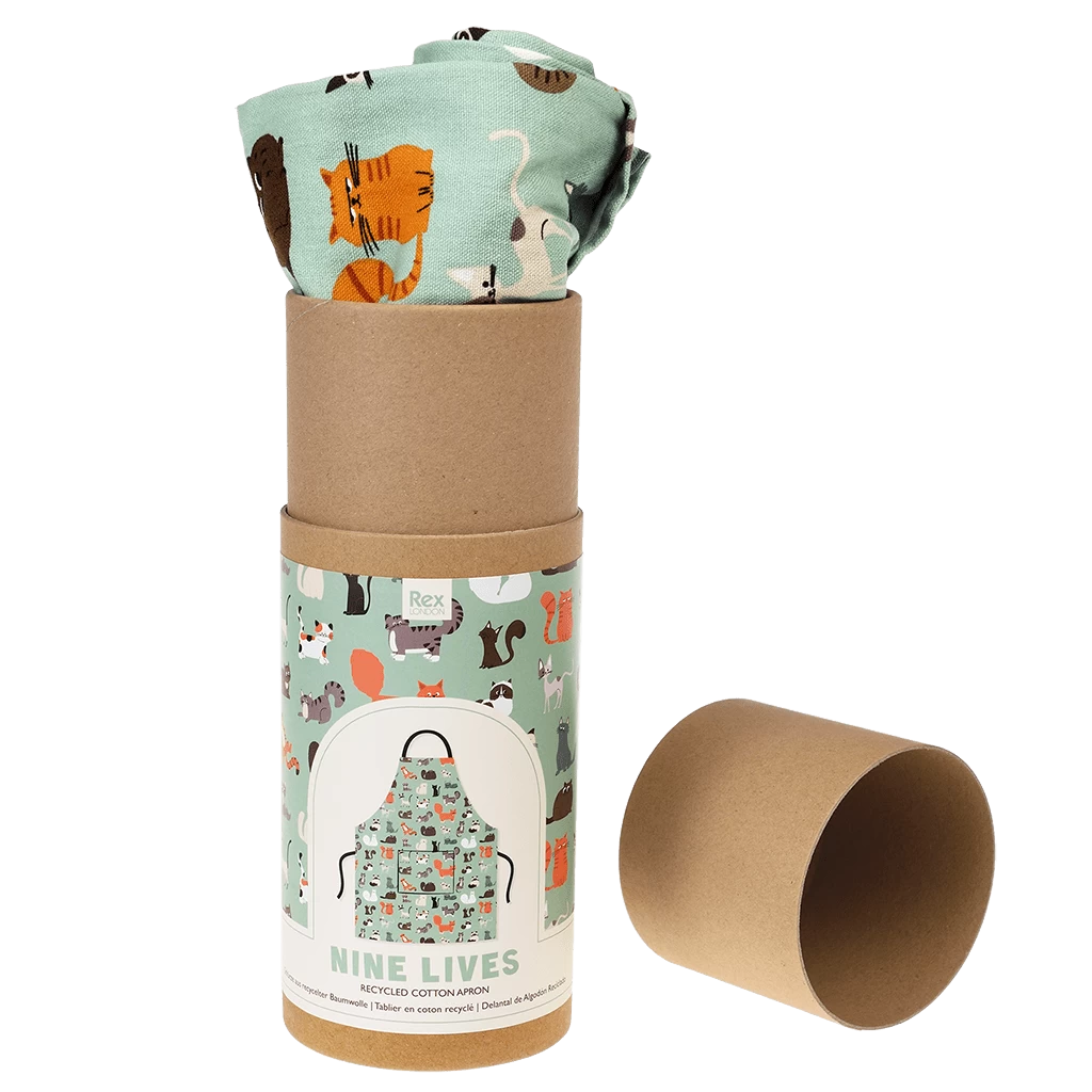 Nine Lives Recycled Cotton Apron - Image 4