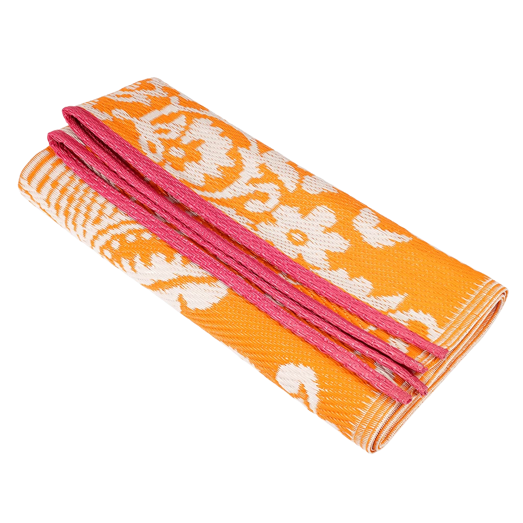 Orange Recycled Floor Mat 180x120cm - Image 5