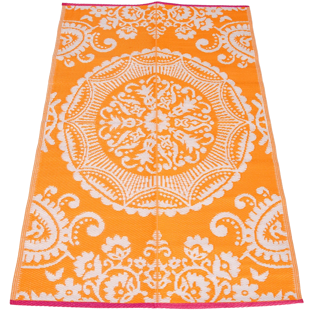 Orange Recycled Floor Mat 180x120cm - Image 3