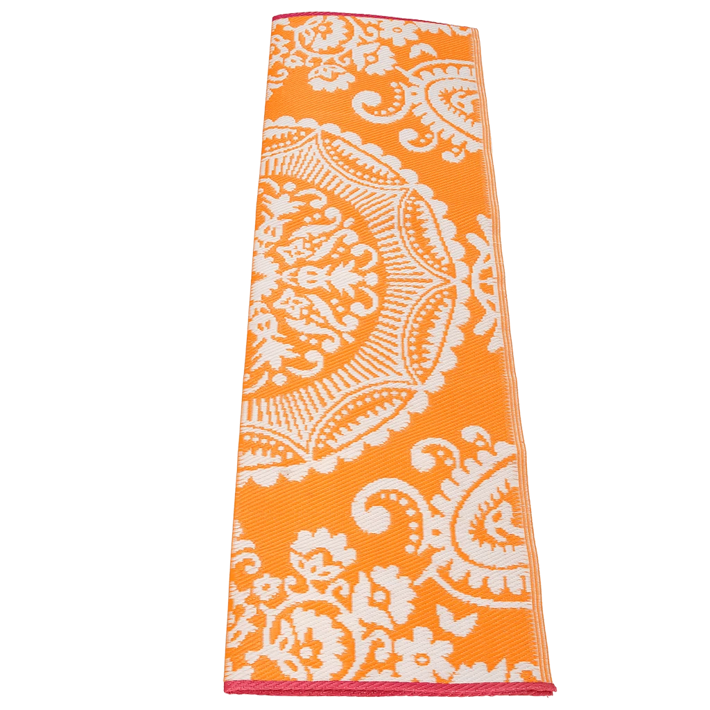 Orange Recycled Floor Mat 180x120cm - Image 4