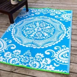 Blue Recycled Floor Mat 180x120cm