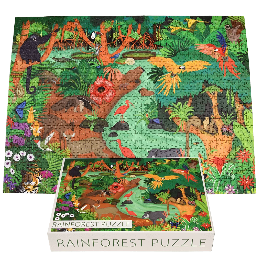 Rainforest 1000 Piece Puzzle - Image 2
