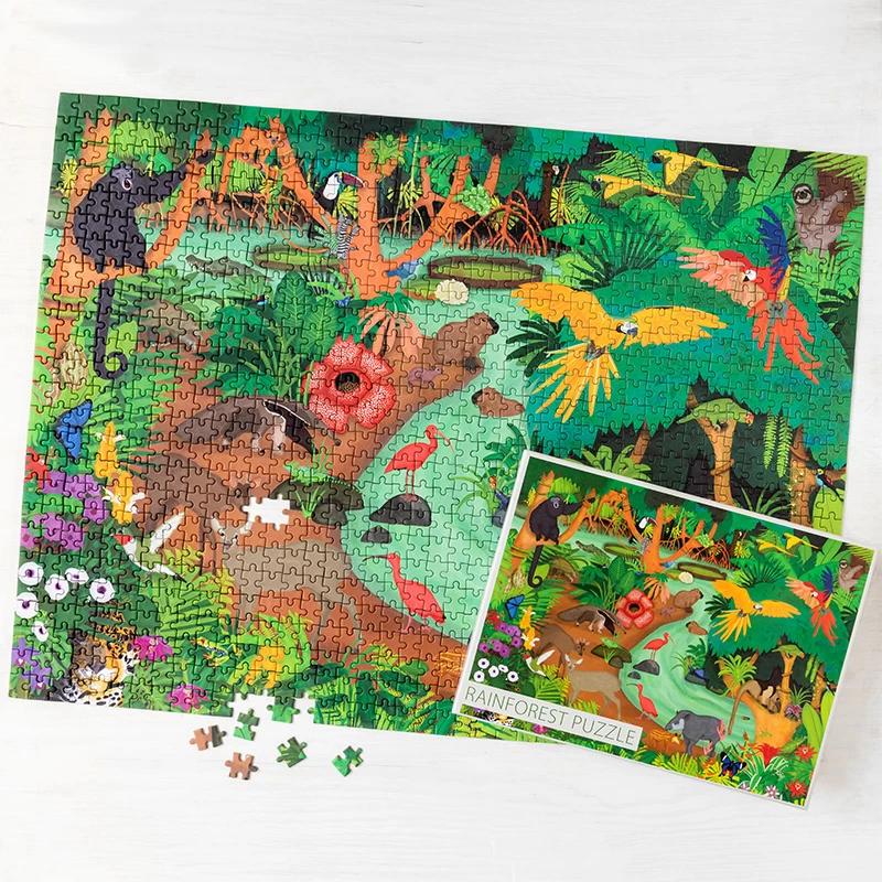 Rainforest 1000 Piece Puzzle
