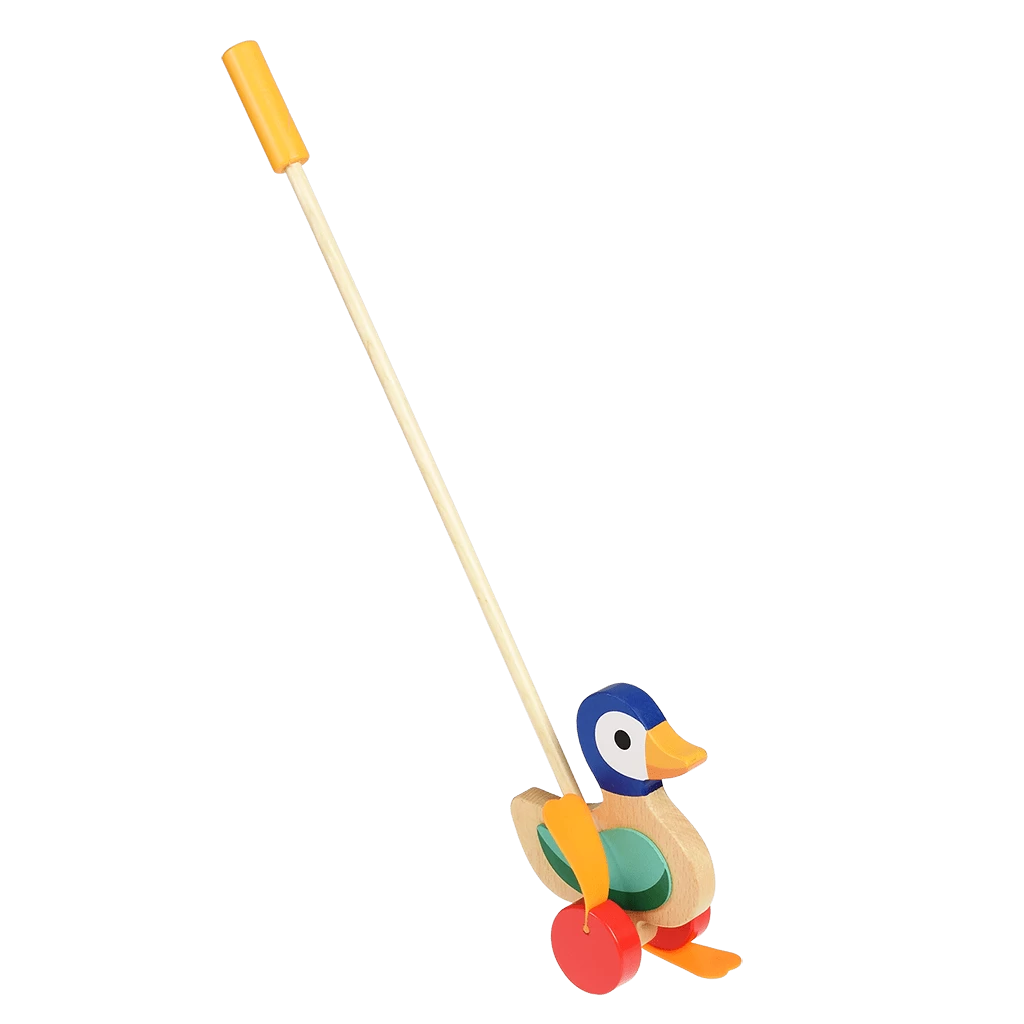 Wooden Push Along Duck - Image 6