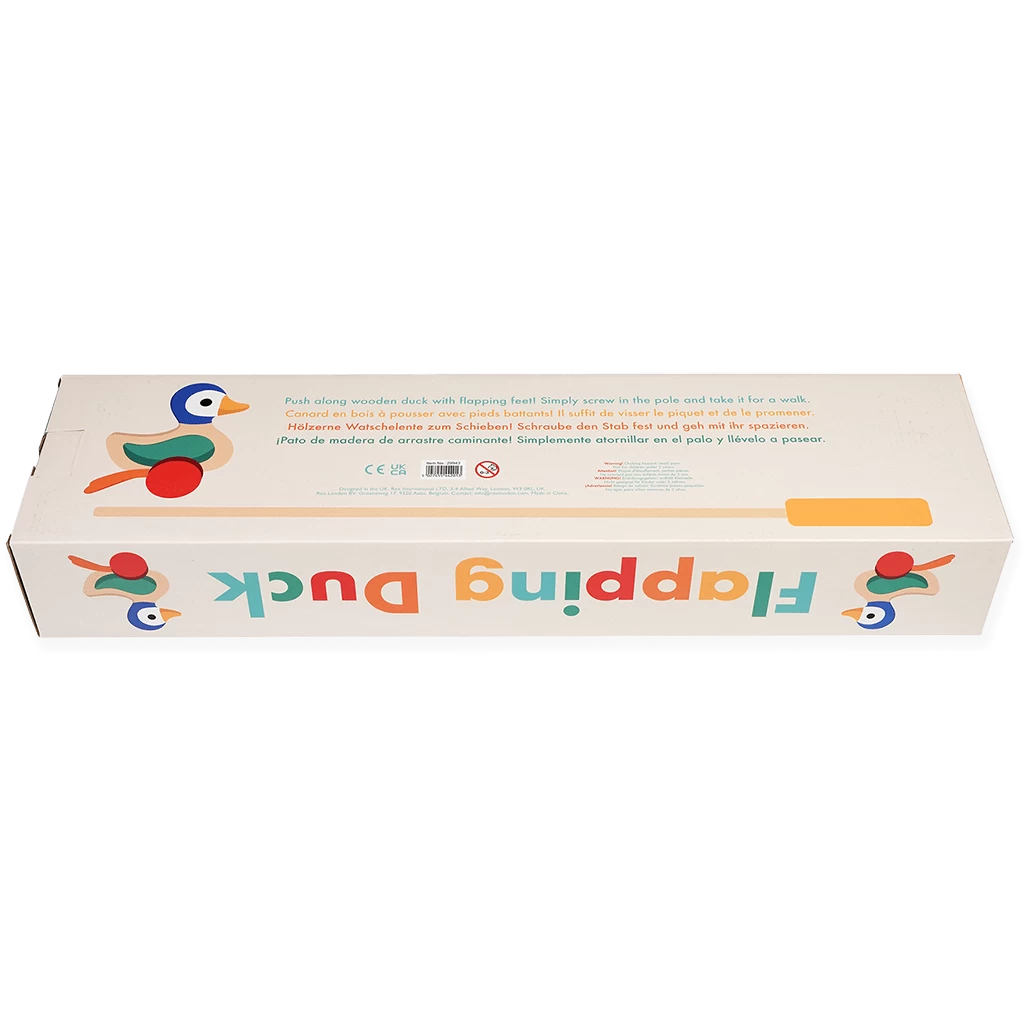 Wooden Push Along Duck - Image 7