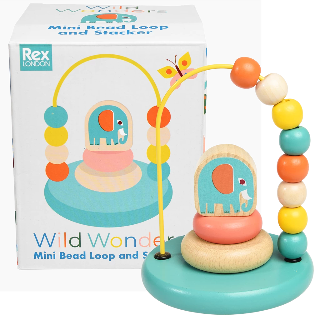 Wild Wonders Mini Bead Loop And Stacker Toy - Image 3