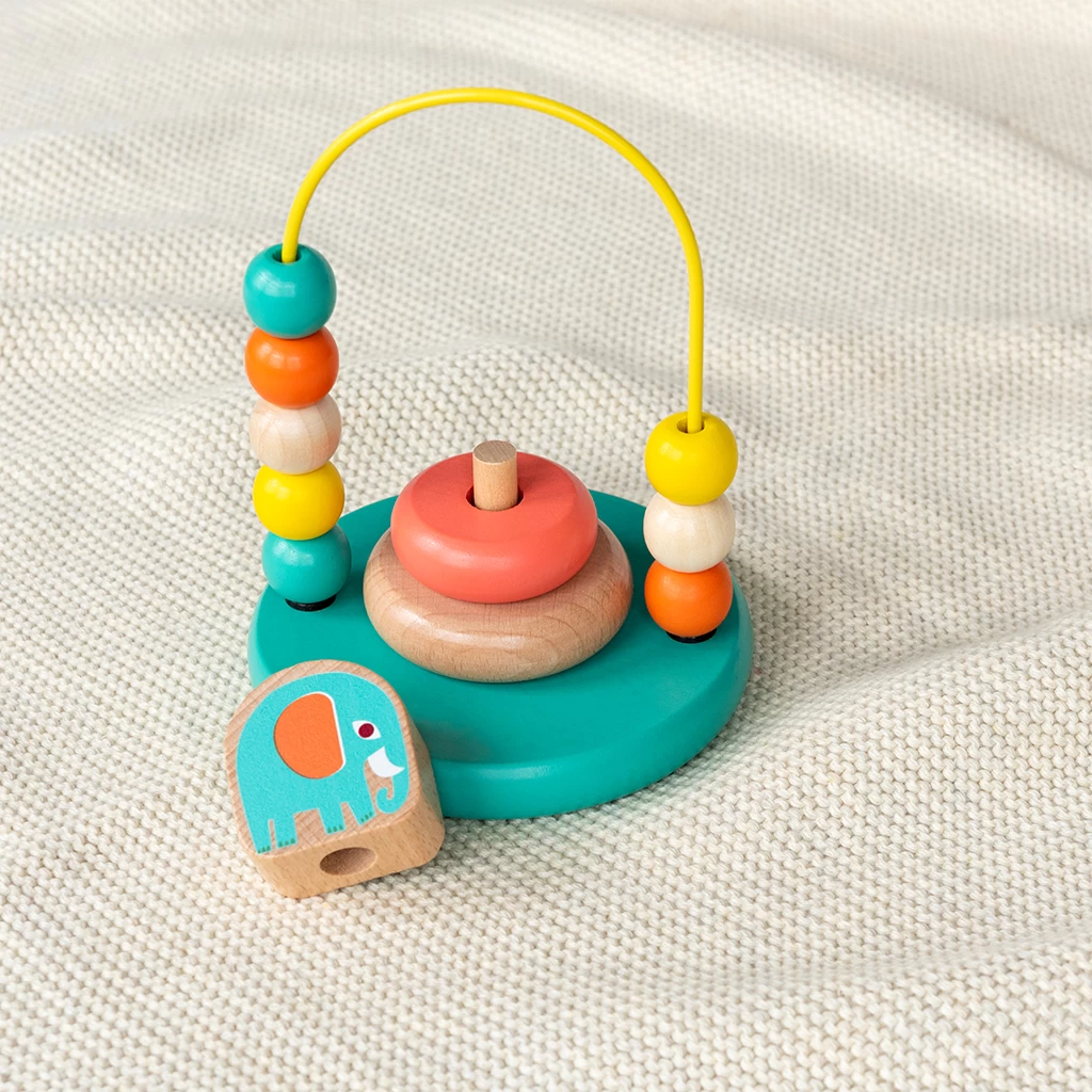 Wild Wonders Mini Bead Loop And Stacker Toy - Image 2
