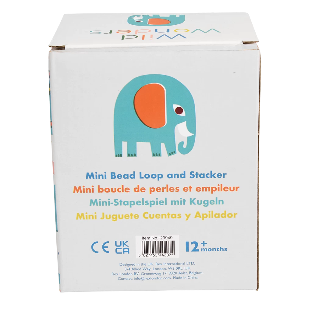 Wild Wonders Mini Bead Loop And Stacker Toy - Image 7