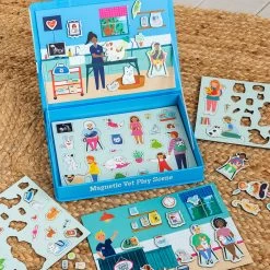 Magnetic Vet Play Scene Set (75 Pieces)