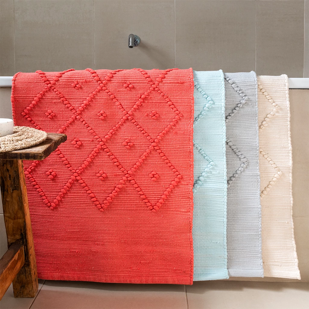 Cream Loop Rug (50cm X 90cm) - Image 4