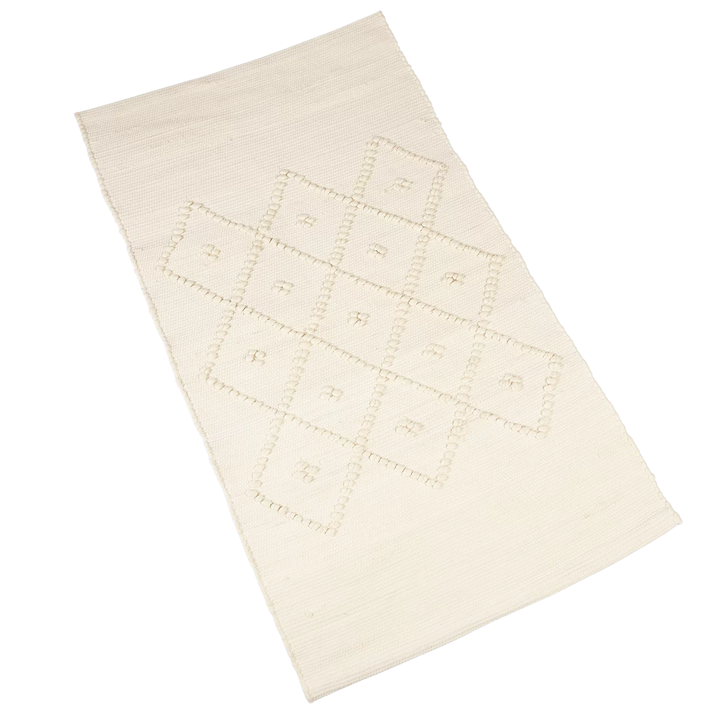 Cream Loop Rug (50cm X 90cm) - Image 3