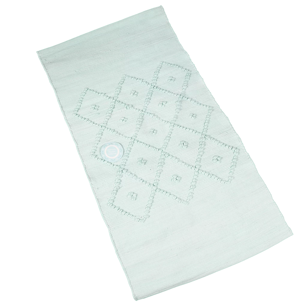 Light Blue Loop Rug (50cm X 90cm) - Image 3