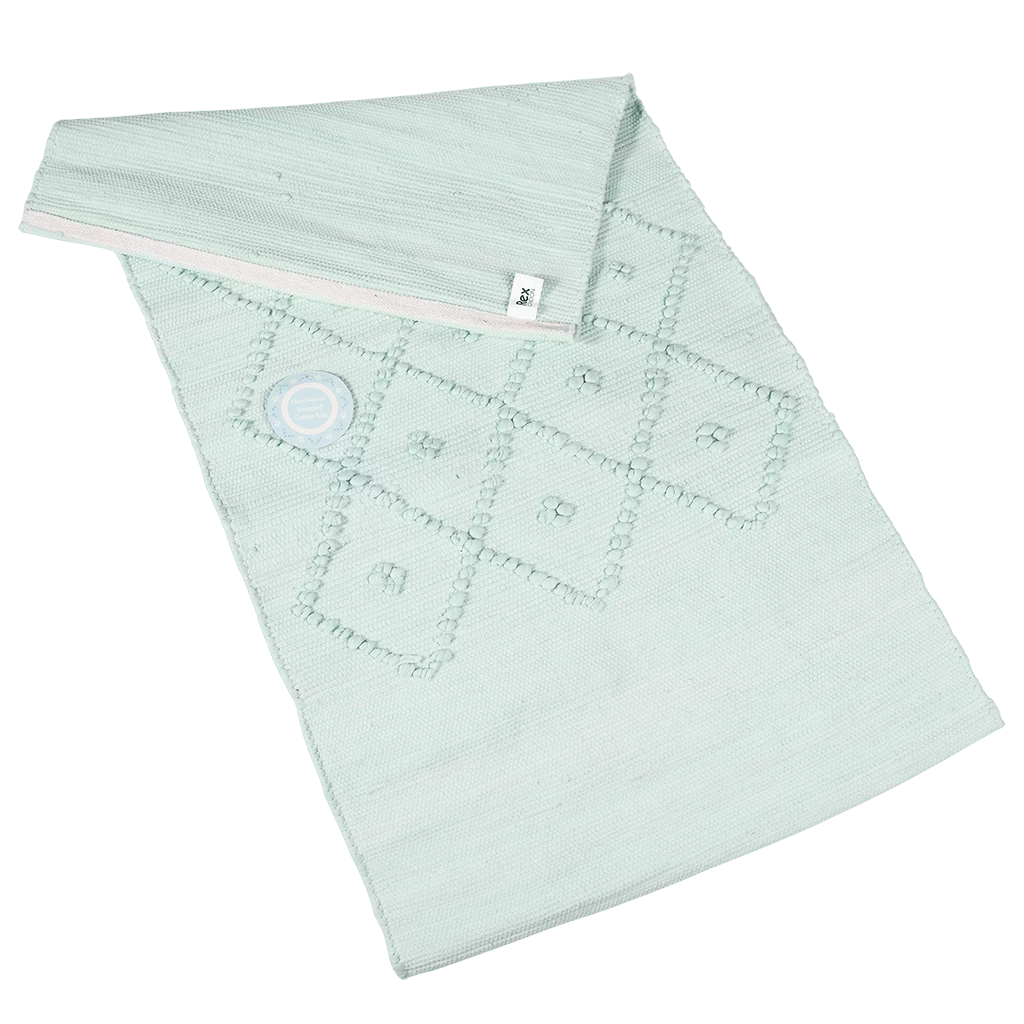 Light Blue Loop Rug (50cm X 90cm) - Image 2