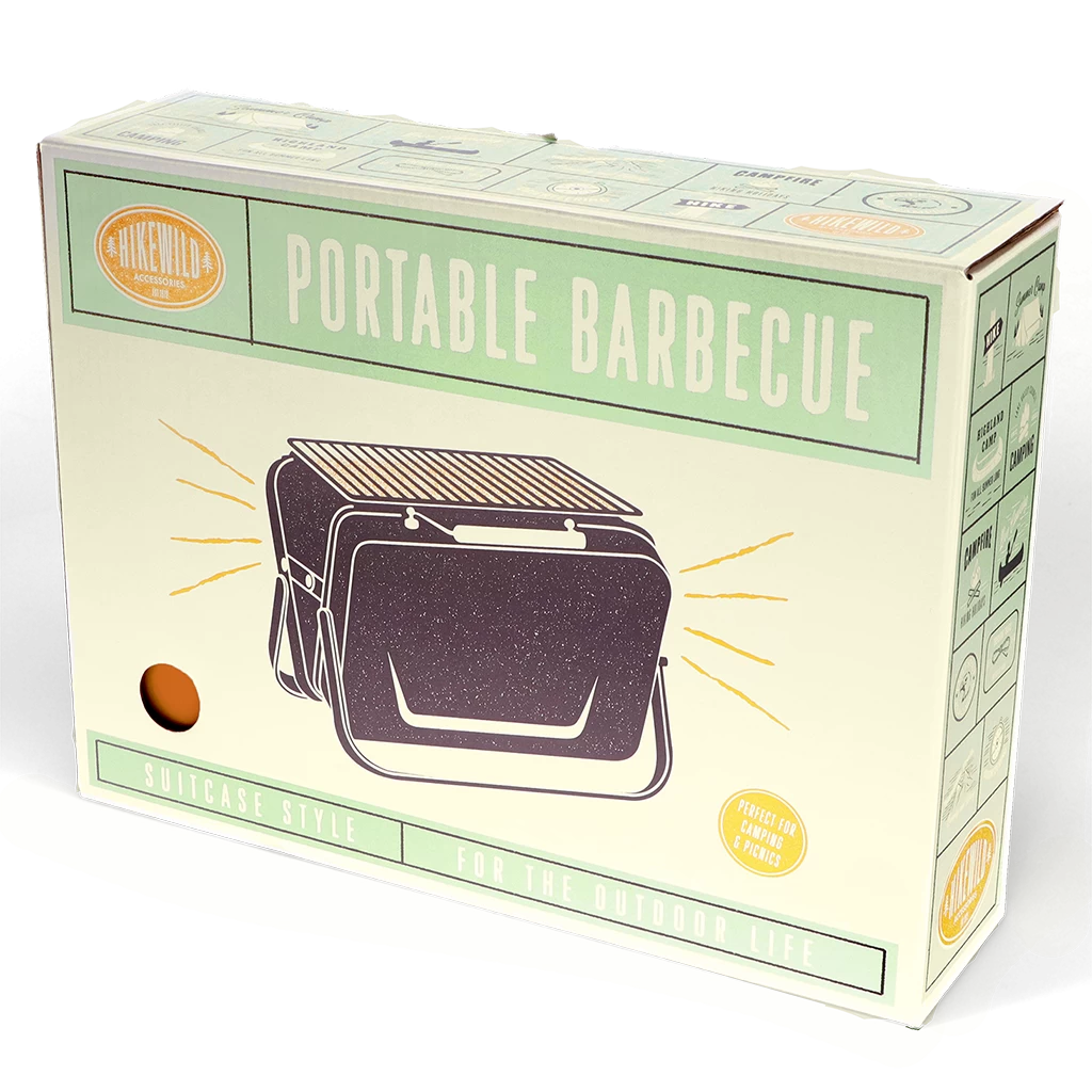 Portable Suitcase Bbq - Burnt Orange - Image 7