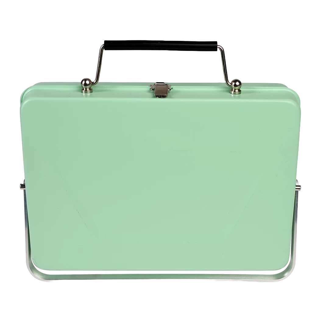 Portable Suitcase Bbq - Pistachio - Image 3