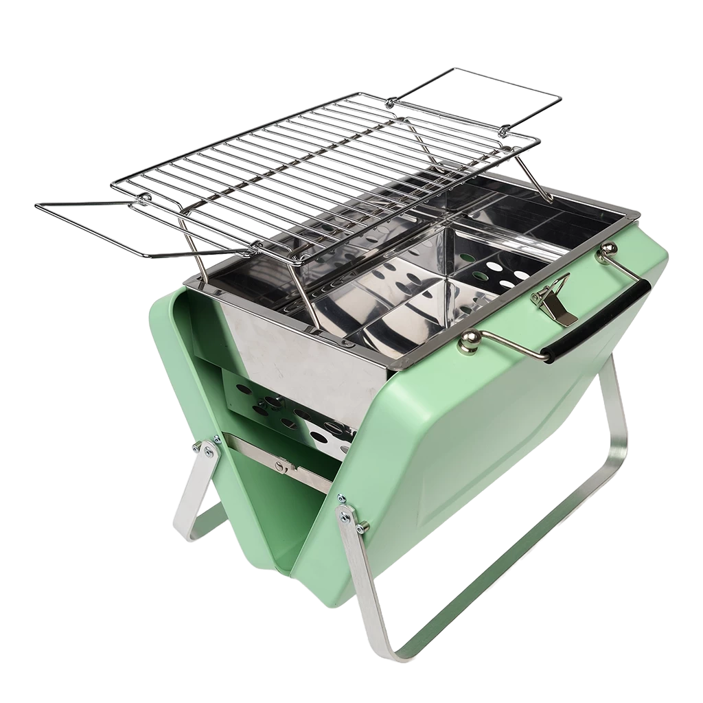 Portable Suitcase Bbq - Pistachio - Image 6