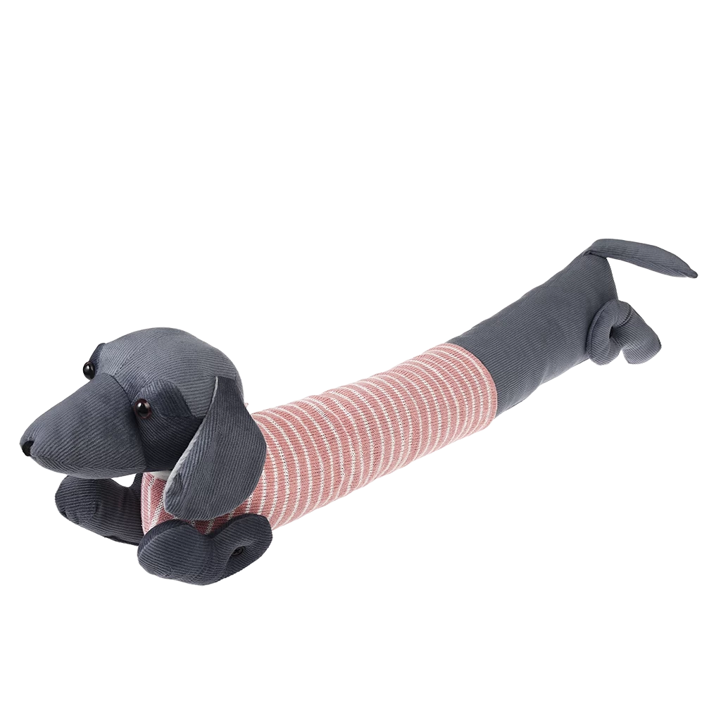 Sausage Dog Draught Excluder - Pink Jumper - Image 2