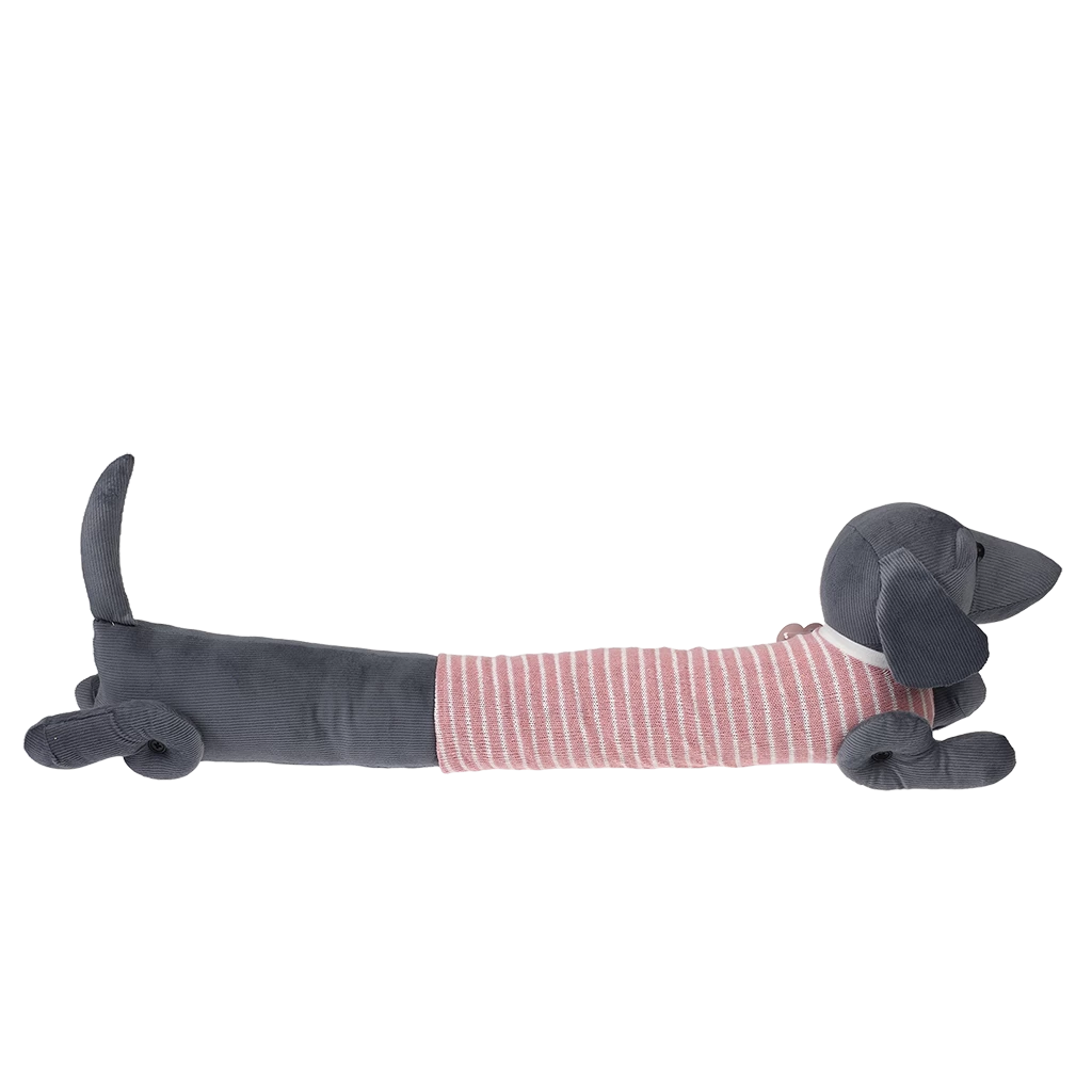 Sausage Dog Draught Excluder - Pink Jumper - Image 3