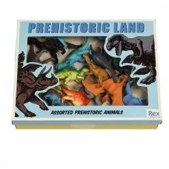 Prehistoric Land Assorted Dinosaurs (Box Of 16)