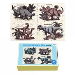 Prehistoric Land Matchbox Puzzle