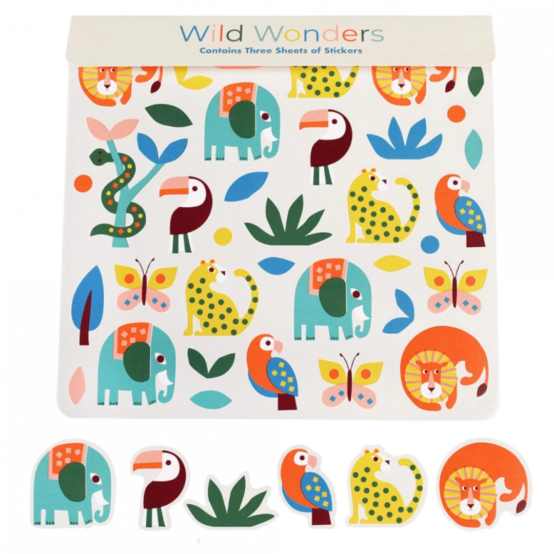 Wild Wonders Stickers (3 Sheet Set)
