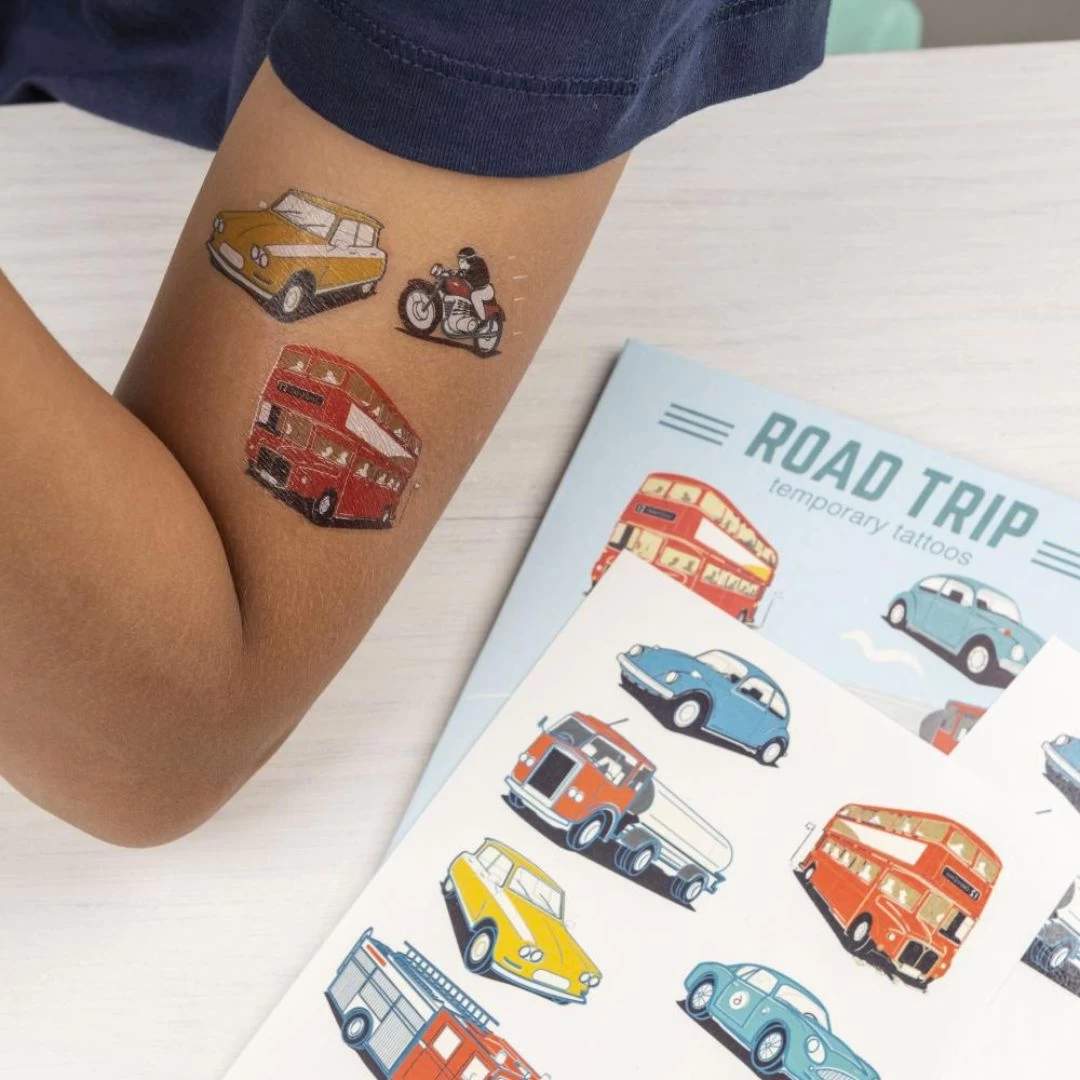 Road Trip Temporary Tattoos (2 Sheets) - Image 3