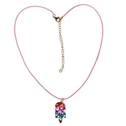 Glitter Stick Necklace For Kids Rex London
