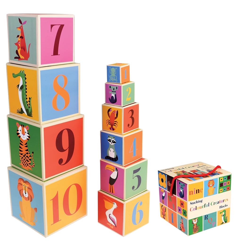 Colourful Creatures Stacking Blocks - Image 2